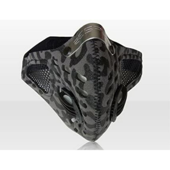 Respro Sportsta Anti-Pollution Mask - X-Large - Grey/Black Camouflage