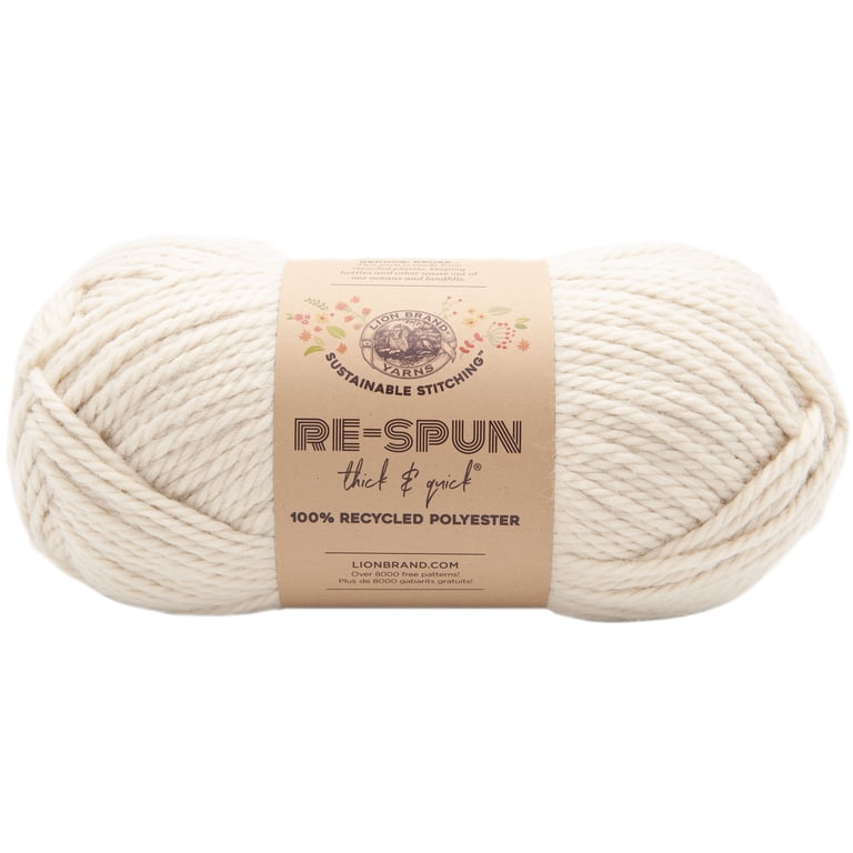 Lion Brand ReSpun Recycled Yarn Knitting 340g 223 yards washable
