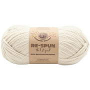 Lion Brand Yarn Re-Spun T&Q Whipped Cream 843-098AF Recycled Super Bulky 223yd 12oz Yarn