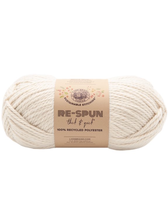 Yarn Re-Spun T&Q Whipped Cream 843-098AF Recycled Super Bulky 223yd 12oz Yarn