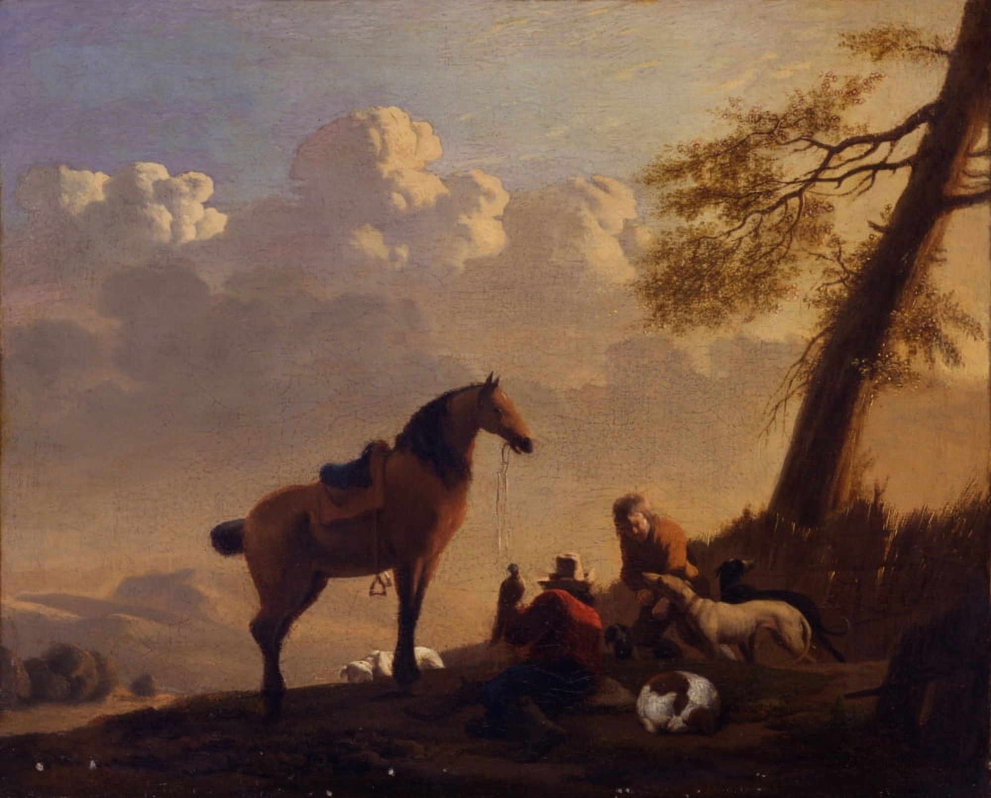 Rest After Hunting Canvas Art - (24 x 18)
