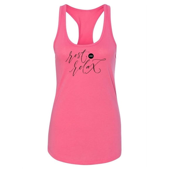 Rest And Relax Racerback Tank Women -Image by Shutterstock, Female Medium