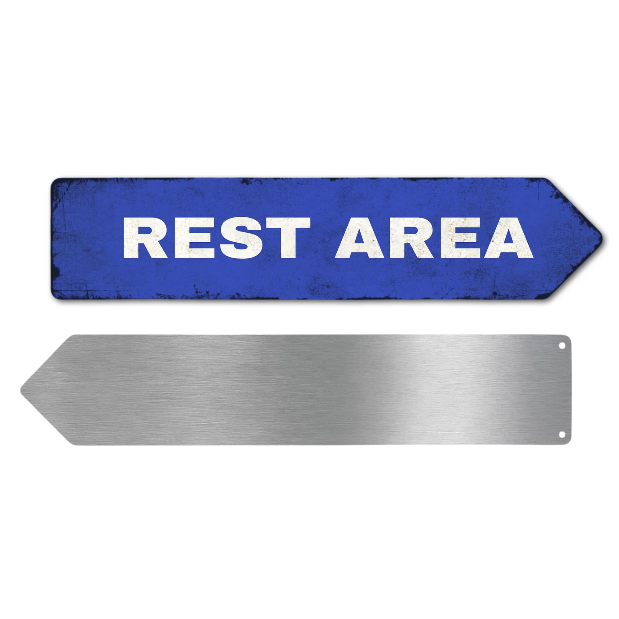 Rest Area Metal Sign by DC | Arrow Metal Directional Signage for Indoor ...