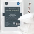 thumbnail image 1 of Rest Comfort 100% Long Staple Cotton Luxury Hotel Pillow Case Protector, Standard 2-Pack, 1 of 8
