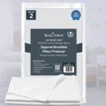 thumbnail image 1 of Rest Comfort 80/20 Zippered Breathable Pillow Case Protector, King 2-Pack, 1 of 7