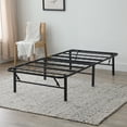thumbnail image 1 of Rest Haven 14" Black Steel Platform Bed Frame, Twin, 1 of 14