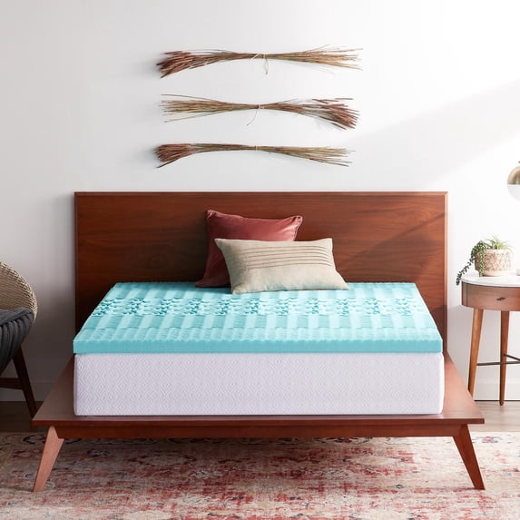 Rest Haven 2" 5-Zone Memory Foam Mattress Topper, King