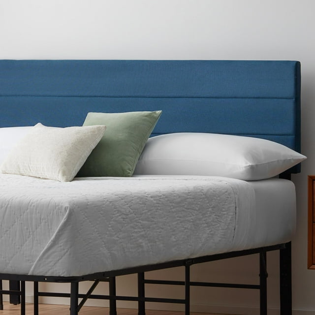 Rest Haven 3 Channel Upholstered Headboard, Twin/Twin XL, Navy