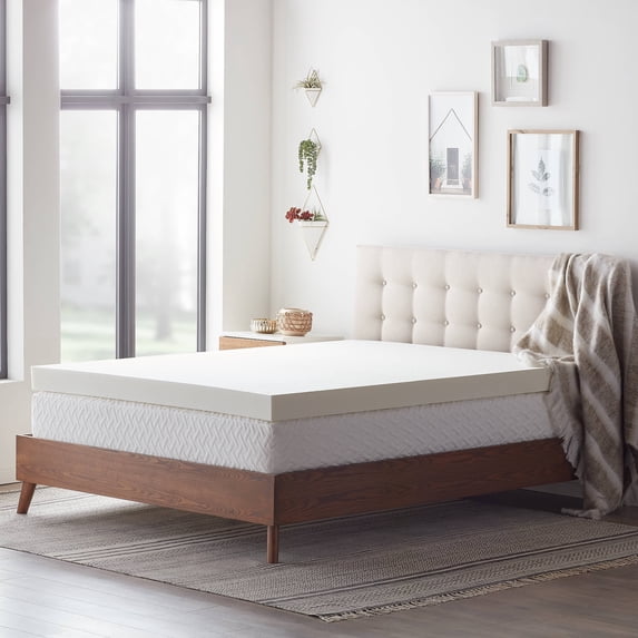 Rest Haven 4" Memory Foam Mattress Topper, King