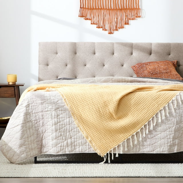 Shop Rest Haven Eugene Diamond Tufted Upholstered Headboard, King