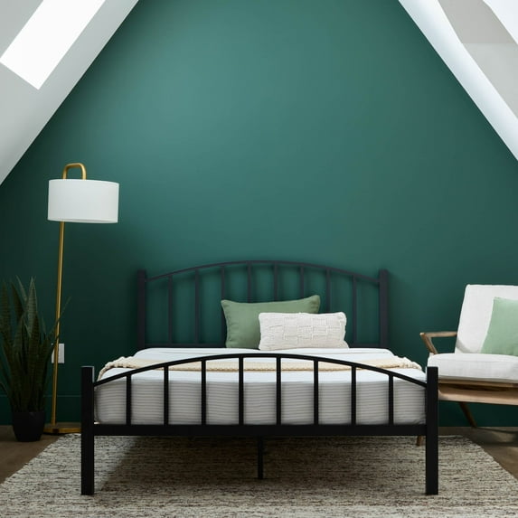 Rest Haven Hartford Metal Twin Platform Bed, Black