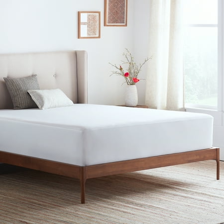 Rest Haven Hotel-Grade 5-Sided Fitted Mattress Protector, Twin