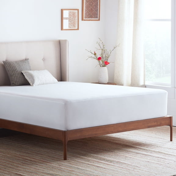 Rest Haven Hotel-Grade 5-Sided Fitted Mattress Protector, Twin