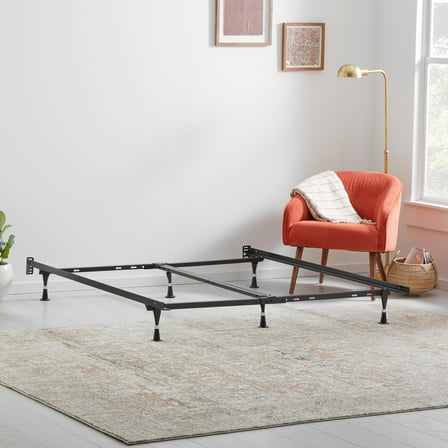 Rest Haven Metal Adjustable Bed Frame with Glides, Twin - Cal King
