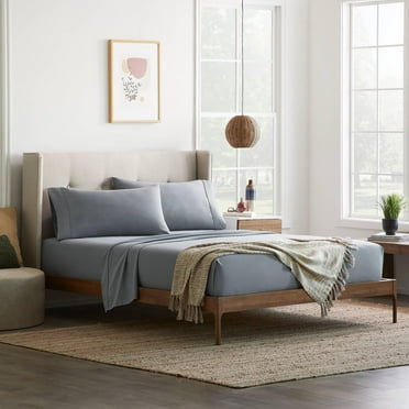 Rest Haven Soft and Durable Microfiber Sheet Set - Cal King, Gray
