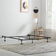 Rest Haven Universal Metal Adjustable Bed Frame with Wheels, Twin - Cal King