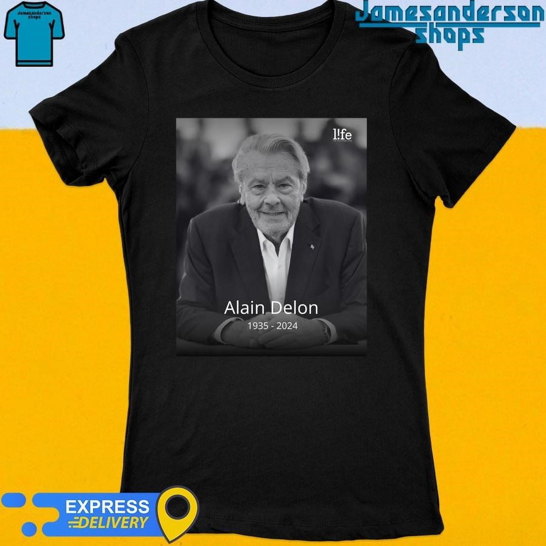 Rest In Peace Alain Delon 19352024 Memories Shirt