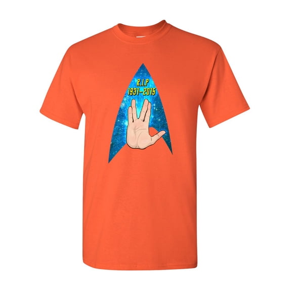 Rest In Peace Nimoy Salute DT Adult T-Shirt Tee