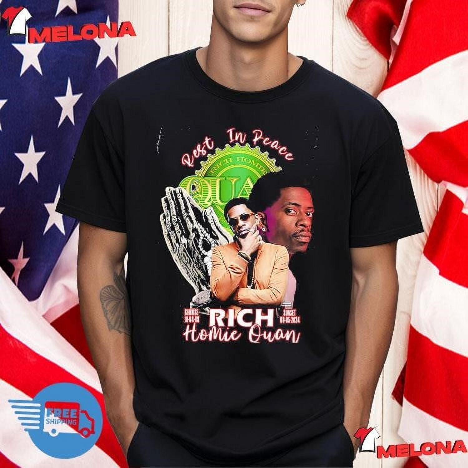 Rest In Peace Rich Homie Quan 19892024 Shirt