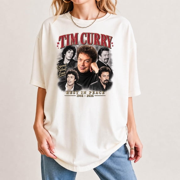Rest In Peace Tim Curry T-shirt In Loving Memory Tee