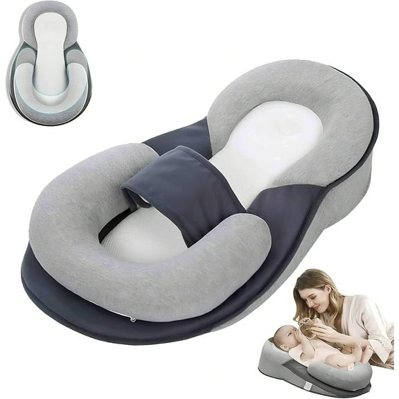 Rest Nest Bed Acid Reflux with Strap, Pillow for Comfortable Support