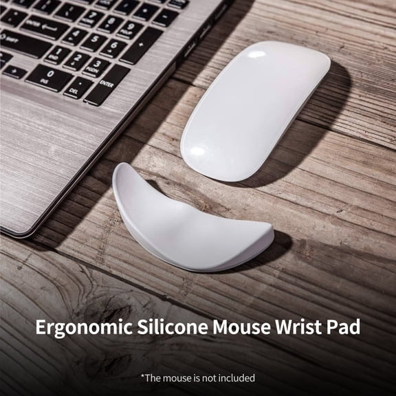 Rest Silicone Mouse Wrist Pad Mice Wrist Rest Ergonomic Three-dimensional  Design Skin-friendly Smooth Movement Wrist Pad Black