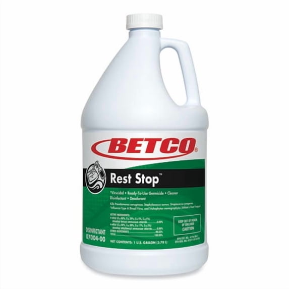 Rest Stop Non-Acid Bowl And Restroom Cleaner, Floral Fresh Scent, 1 Gal Bottle, 4/carton | Bundle of 2 Cartons