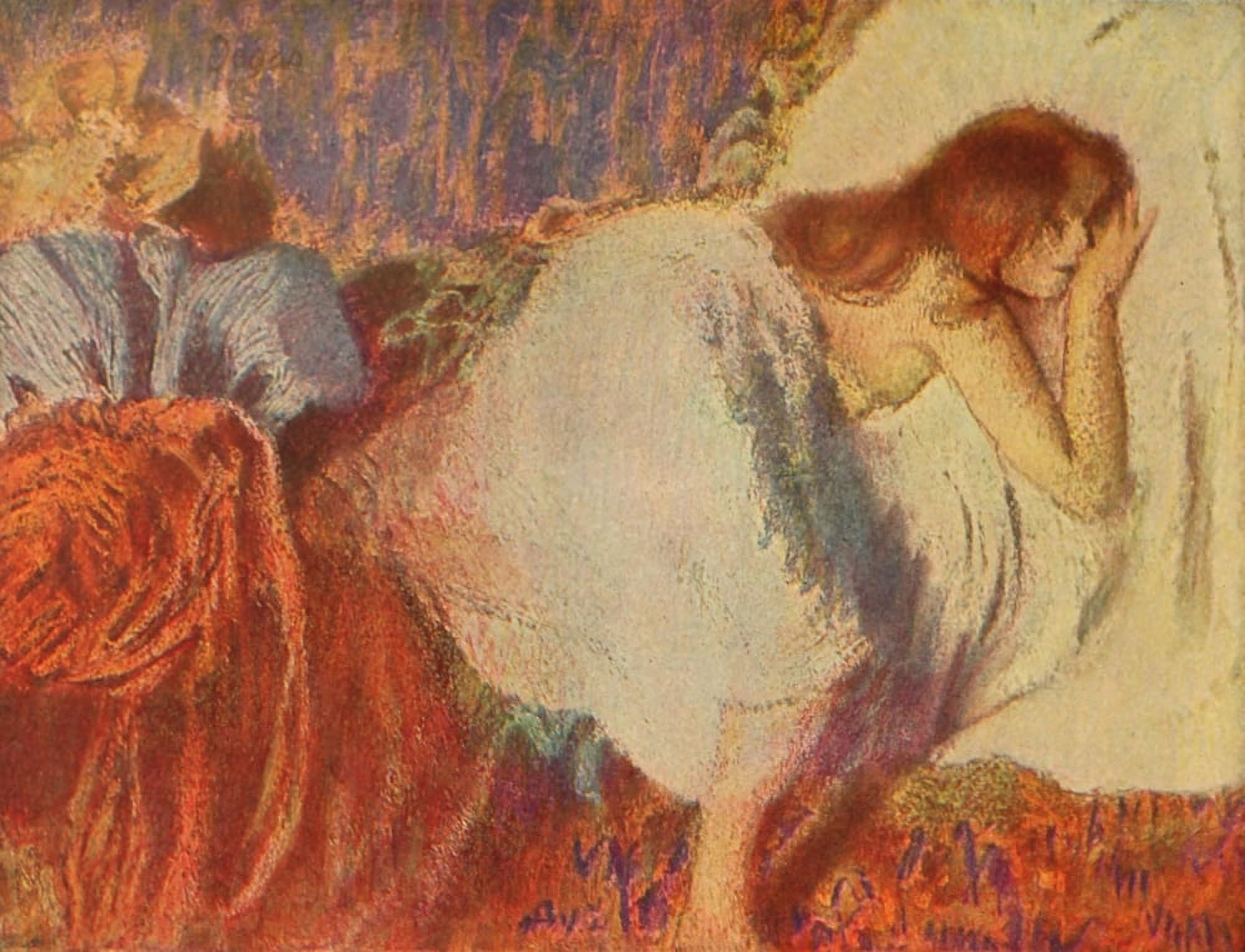 Rest Time Canvas Art - Edgar Degas (18 x 24)