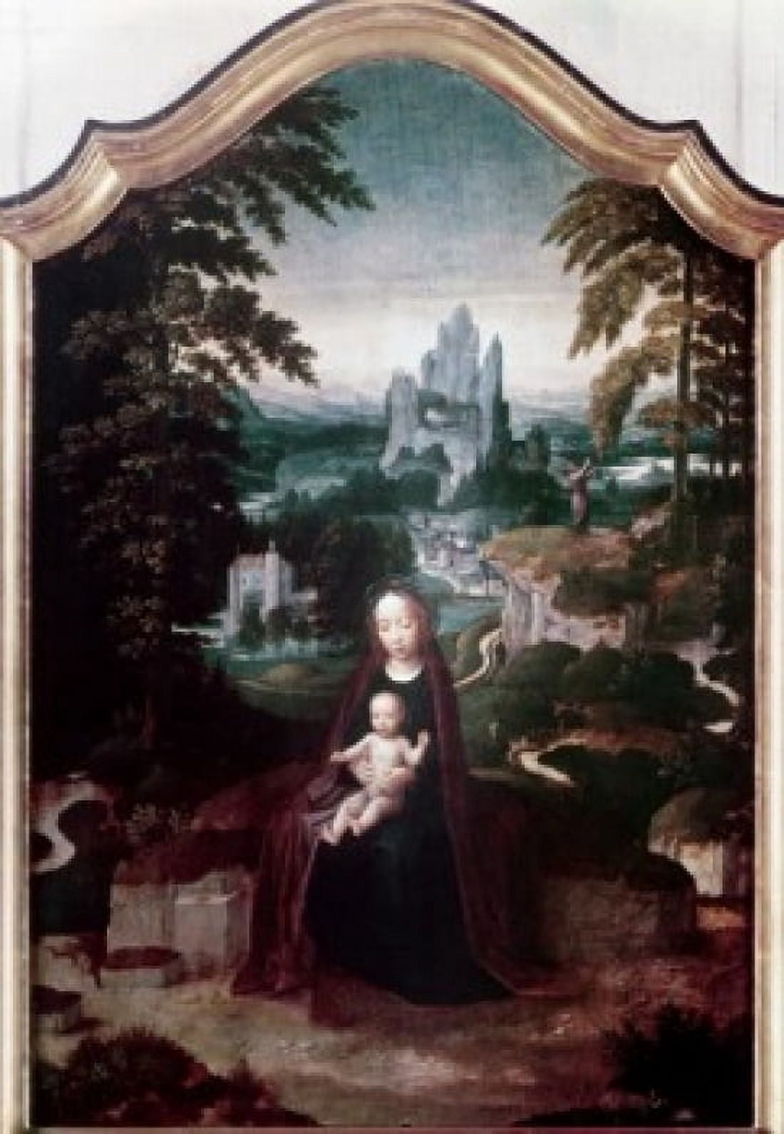 Rest on the Flight to Egypt Adrien Ysenbrandt (ca1500-1551 Flemish) Canvas Art - Adrien Ysenbrandt (24 x 36)