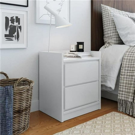 Skyline Decor Mid-Century Modern Low Profile Nightstand