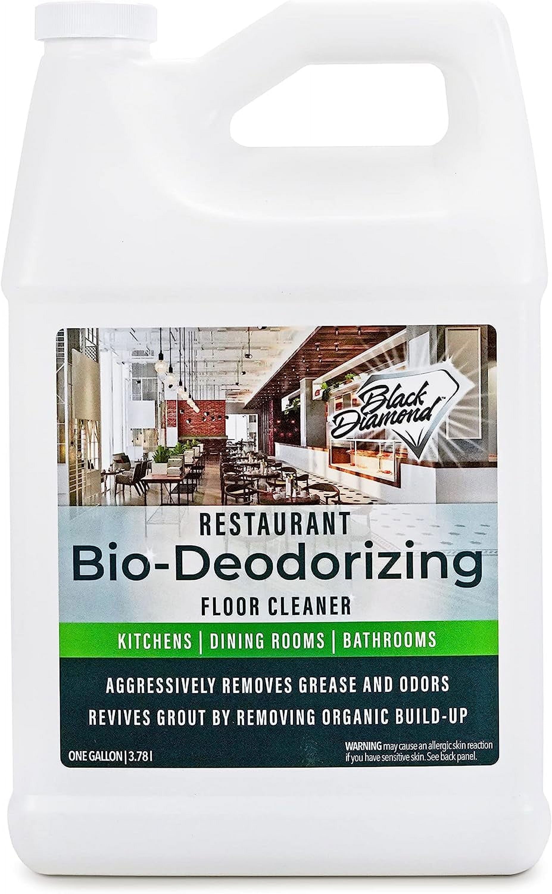 Restaurant Bio Deodorizing Floor Cleaner Heavy Duty Commercial Concentrated Enzyme Degreaser and Odor Eliminator for Mopping Tile Laminate Hardwood More Walmart