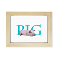 thumbnail image 1 of Restaurant Business Pig Food Type Desktop Photo Frame Picture Art Decoration Painting 6x8 inch, 1 of 4