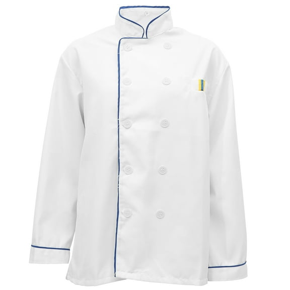 EXHUMKY Splash Proof White Chef Coat Men for Kitchen Restaurant Hotel Bbq Use