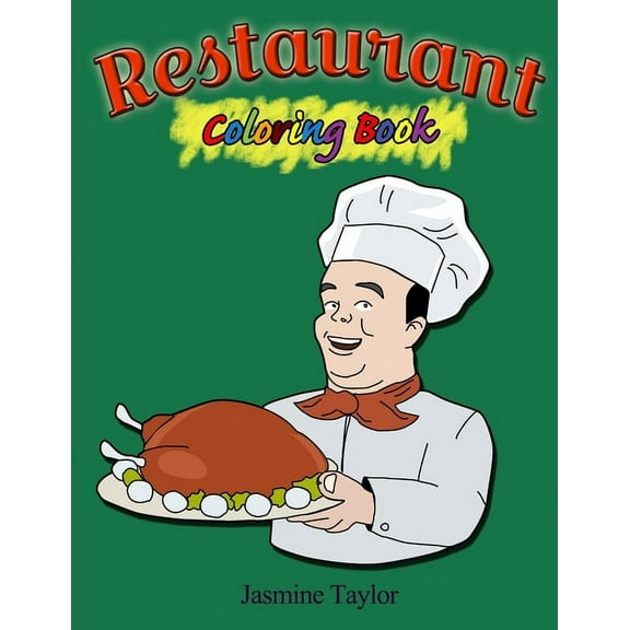 Restaurant Coloring Book, (Paperback)