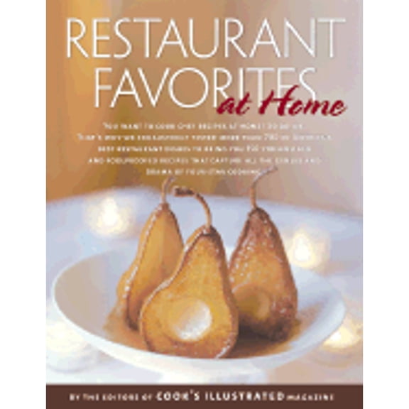 Pre-Owned Restaurant Favorites at Home