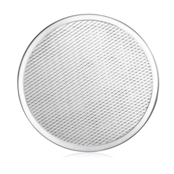 Restaurant-Grade Aluminum Pizza Baking Screen, Seamless, 20-Inch, Pack of 6
