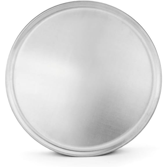 Restaurant-Grade Aluminum Pizza Pan, Baking Tray, Coupe Style, 18-Inch, Pack of 6