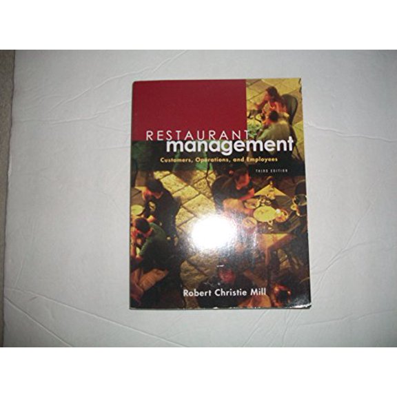 Pre-Owned Restaurant Management: Customers, Operations, and Employees 3rd Edition, by Robert Christie Mill, Paperback, Textbooks, English