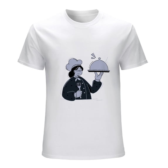 Restaurant Men’s T-Shirt 100% Cotton Casual Short Sleeve Tops Gift Tee Restaurant-7 M