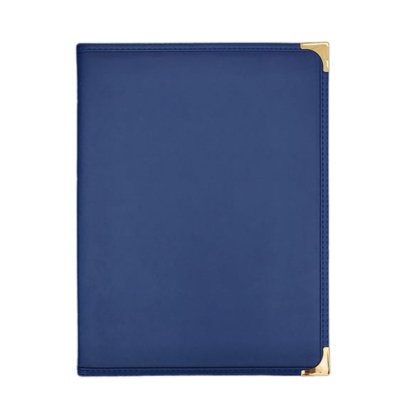 Restaurant Menu Cover Holder Menus Book Organizer Elegant PVC Metal Design for Hotel Restaurant Cafe