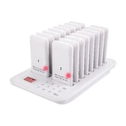 Restaurant Par Calling Paging System 16 Coaster Receiver Restaurants Church Nurse Clinic Queue System Wireless Pars ,Precise Control