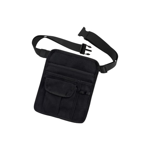 Restaurant Server Apron Multi Compartment Design Stain Canvas Component Comfort Fit Adjustable Belt Profession