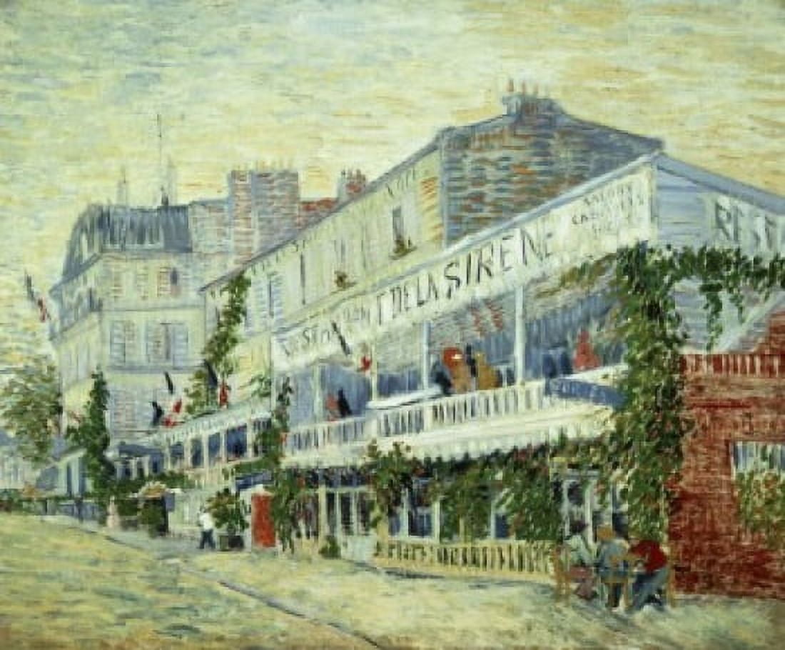 Restaurant de la Sir???ne at Asni???res 1887 Vincent van Gogh (1853-1890 Dutch) Oil on canvas Musee d Orsay Paris France Canvas Art - Vincent van Gogh (18 x 24)