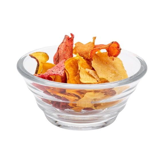 Restaurantware-3 Ounce Mini Prep Bowls, 6 Lead-Free Glass Sauce Cups - Heavy Base, Stackable, Clear Small Glass Bowl For Condiments, Dishwasher-Safe, For Ingredients Or Condiments