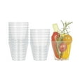 thumbnail image 1 of 4 oz Round Clear Plastic Arco Dessert Cup - 2 1/2" x 2 1/2" x 2 1/4" - 20 count box, 1 of 10