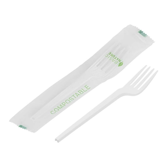 Restaurantware-6.5 Inch Compostable Knives, 250 Heavy-Duty Knives - Sustainable Build, Sturdy, Long Handle, White CPLA Plastic Disposable Cutlery, BPI-Certified, Hot And Cold Foods