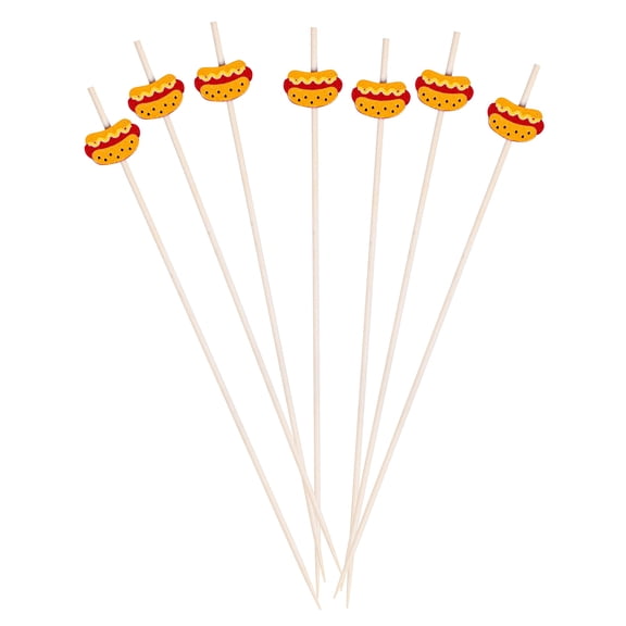 Pixy Natural Bamboo Hot Dog Skewer - 6" - 1000 count box