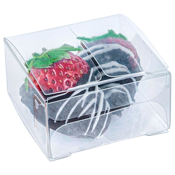 Sweet Vision Pillow Clear Plastic Gift Box - 7" x 2" x 3/4" - 100 count box