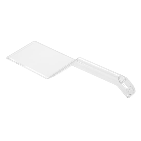 Restaurantware-Cater Tek 10 Inch Serving Spatulas, 10 Disposable Serving Utensils - Heavy-Duty, Wide Edge, Clear Plastic Lasagna Spatulas, With Handle, For Brownies, Cakes, And Eggs