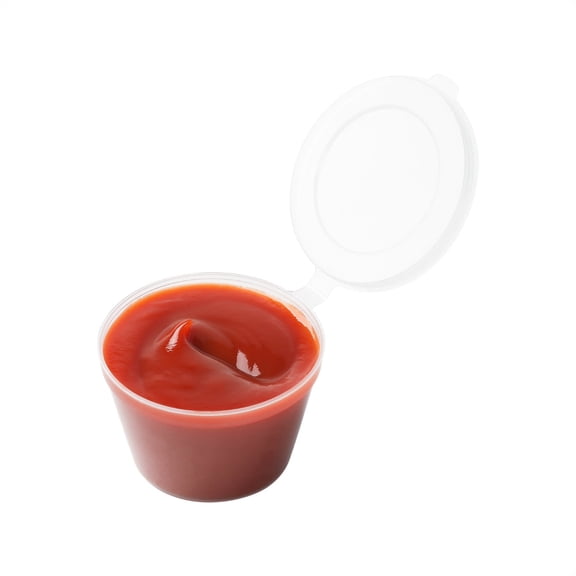 Restaurantware-Chef 101 3 Ounce Jello Shot Cups, 2000 Microwave-Safe Portion Cups - Crack-Resistant, Disposable, Clear Plastic Sauce Containers, For Samples, Condiments, Or Toppings